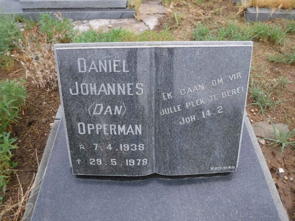 OPPERMAN Daniel Johannes 1938-1978