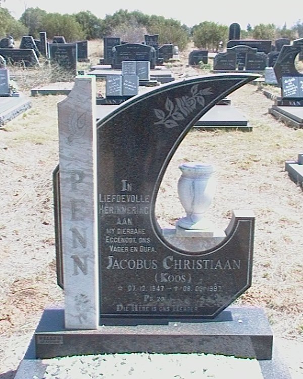 PENN Jacobus Christiaan 1947-19?7