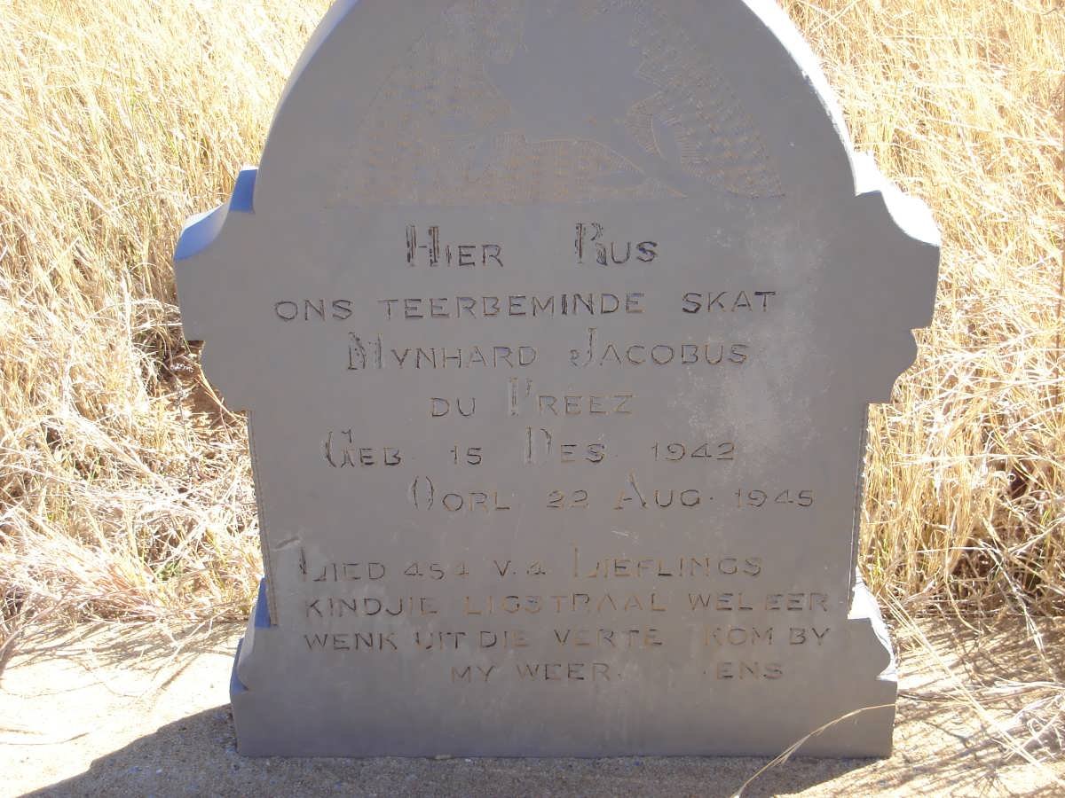 PREEZ Mynhard Jacobus, du  1942-1945