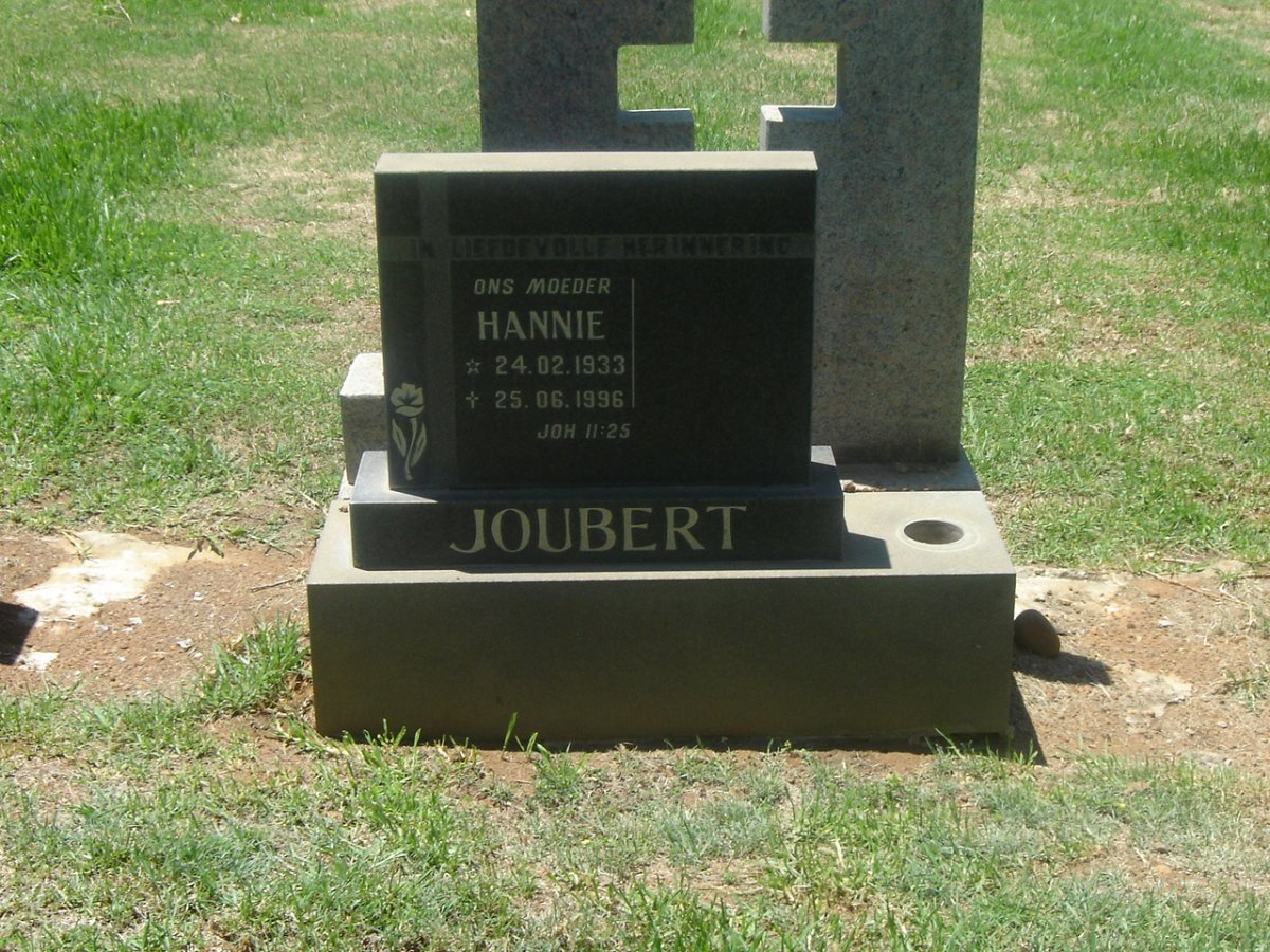 JOUBERT Hannie 1933-1996