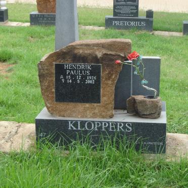 KLOPPERS Hendrik Paulus 1926-2002