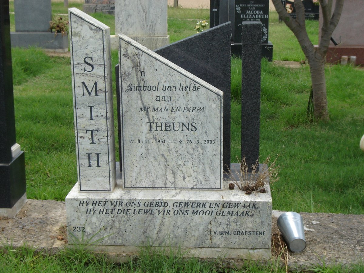 SMITH Theuns 1951-2003