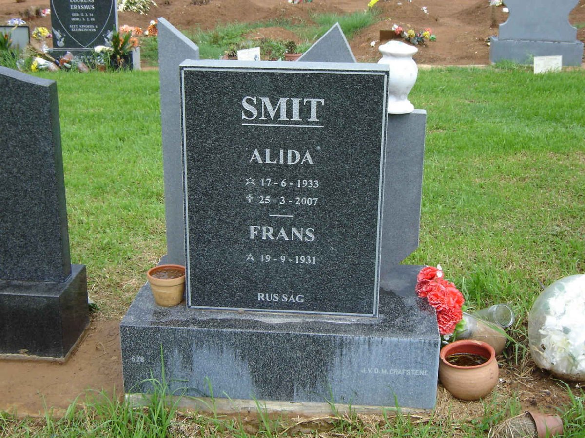 SMIT Frans 1931-  &amp;  Alida 1933-2007