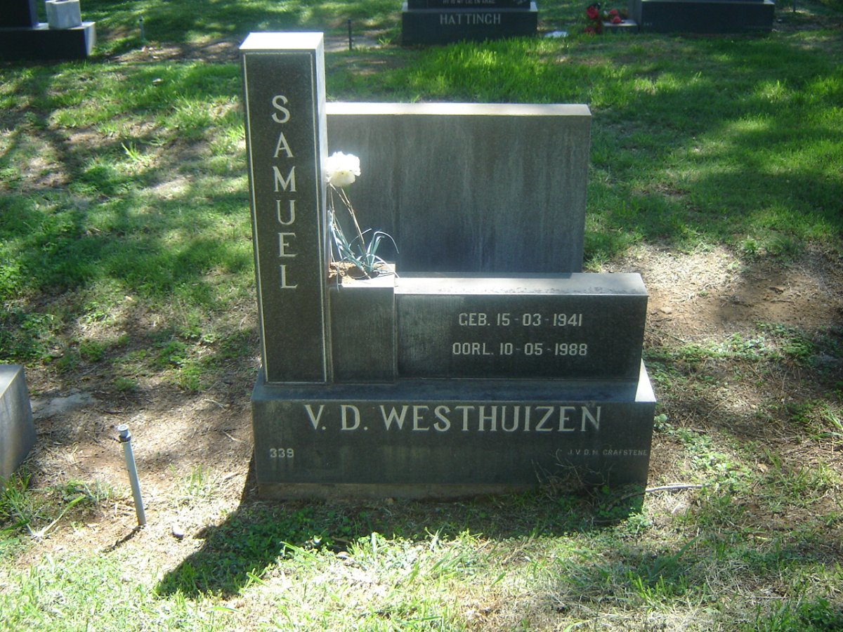 WESTHUIZEN Samuel, v.d. 1941-1988