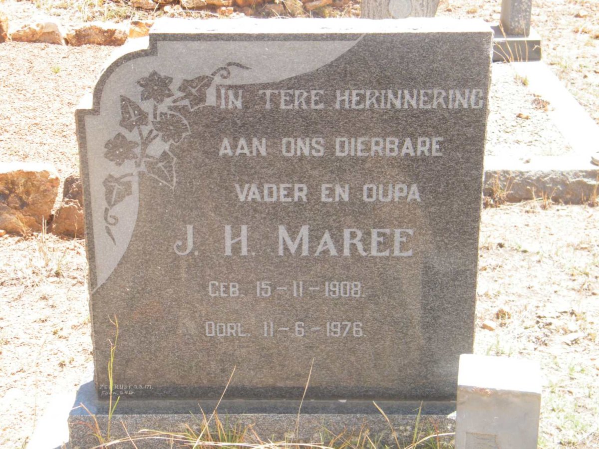 MAREE J.H. 1908-1976
