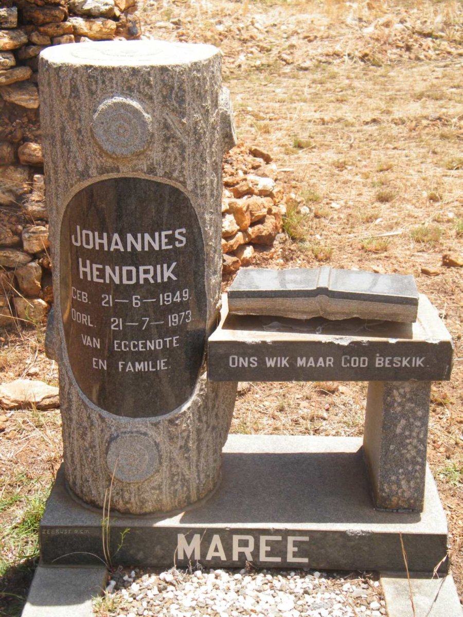 MAREE Johannes Hendrik 1949-1973