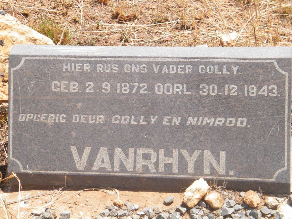 RHYN Colly, van 1872-1943