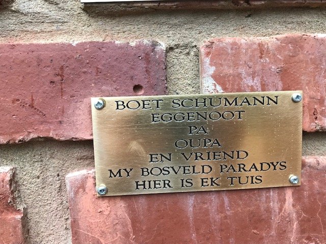 SCHUMANN Boet