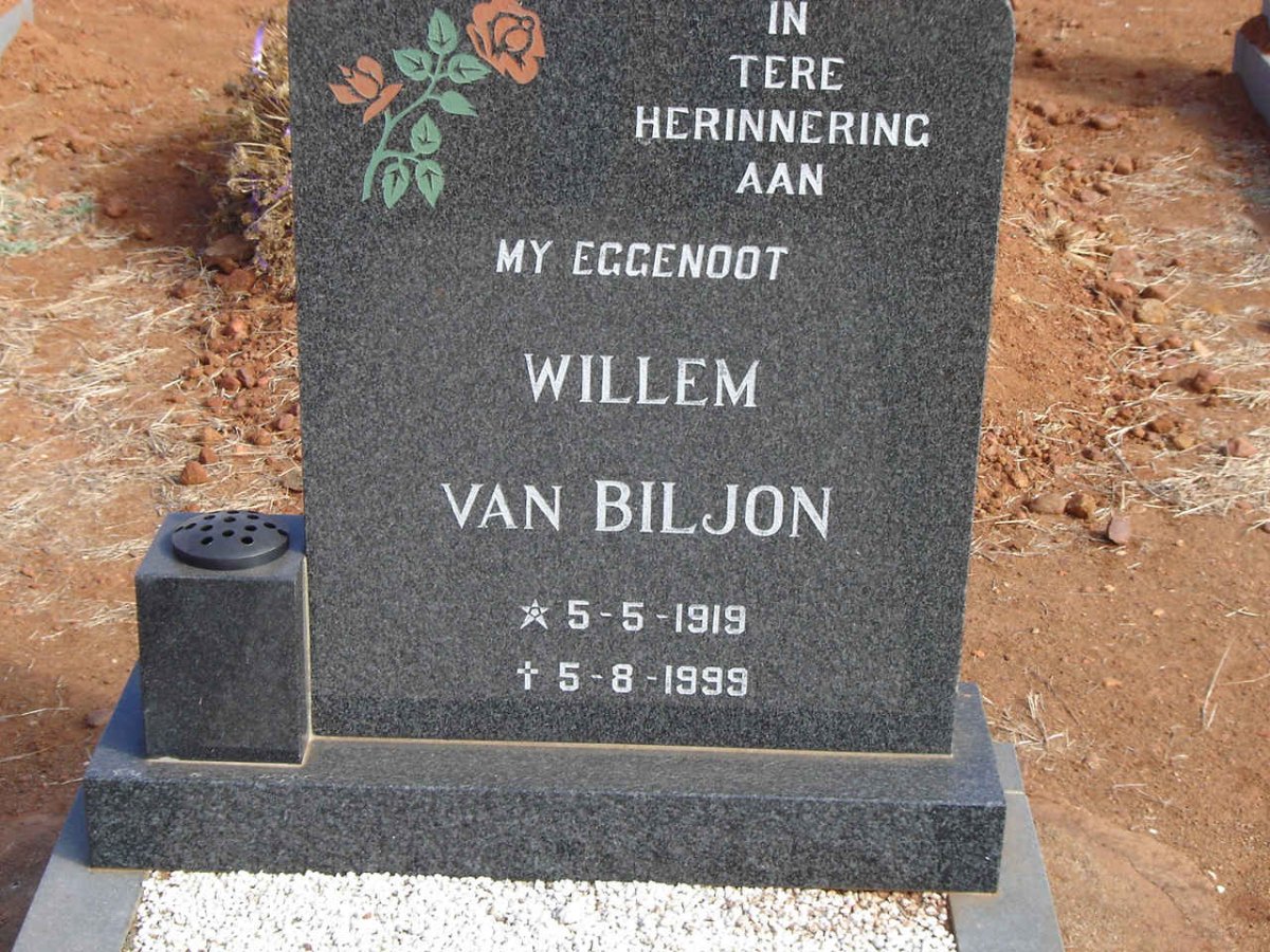 BILJON Willem, van 1919-1999