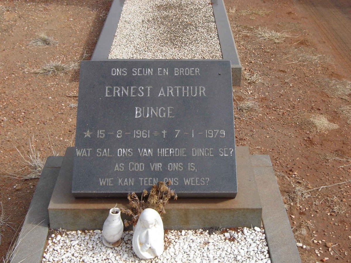 BUNGE Ernest Arthur 1961-1979