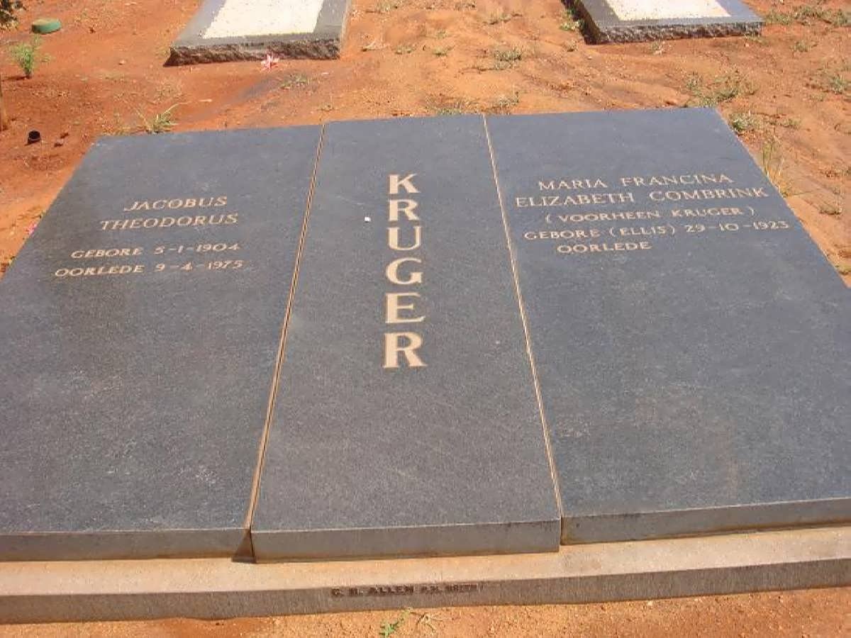 KRUGER Jacobus Theodorus 1904-1975 &amp; Maria Francina Elizabeth COMBRINK previously KRUGER nee ELLIS 1923-
