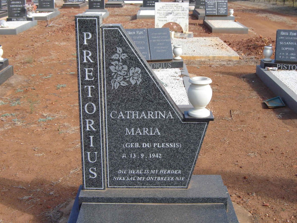 PRETORIUS Catharina Maria nee DU PLESSIS 1942-