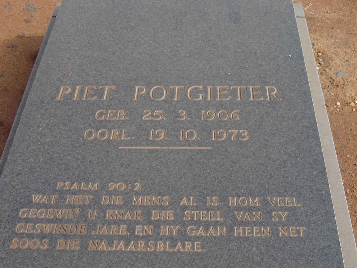 POTGIETER Piet 1906-1973