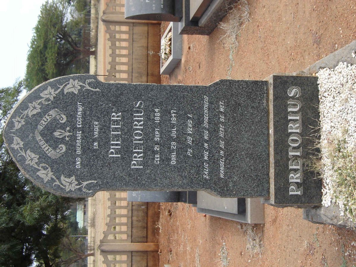 PRETORIUS Pieter 1884-1947