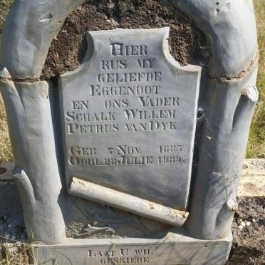 DYK Schalk Willem Petrus, van 1885-1939