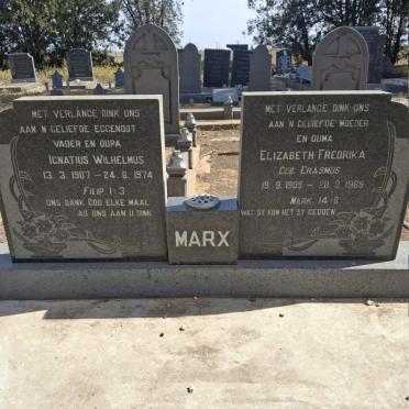 MARX Ignatius Wilhelmus 1907-1974 & Elizabeth Fredrika ERASMUS 1909-1989