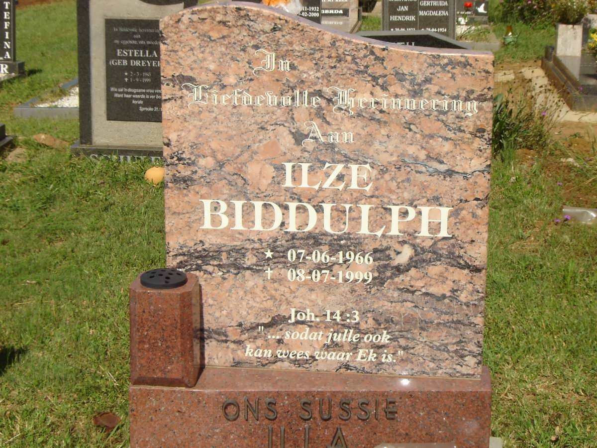 BIDDULPH Ilze 1966-1999