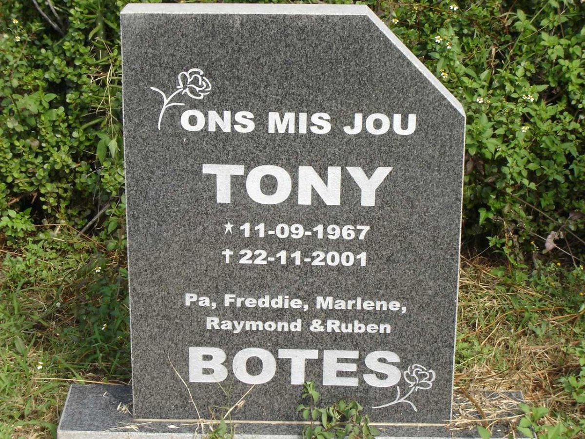 BOTES Tony 1967-2001