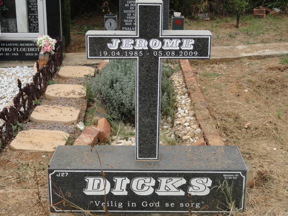 DICKS Jerome 1985-2009