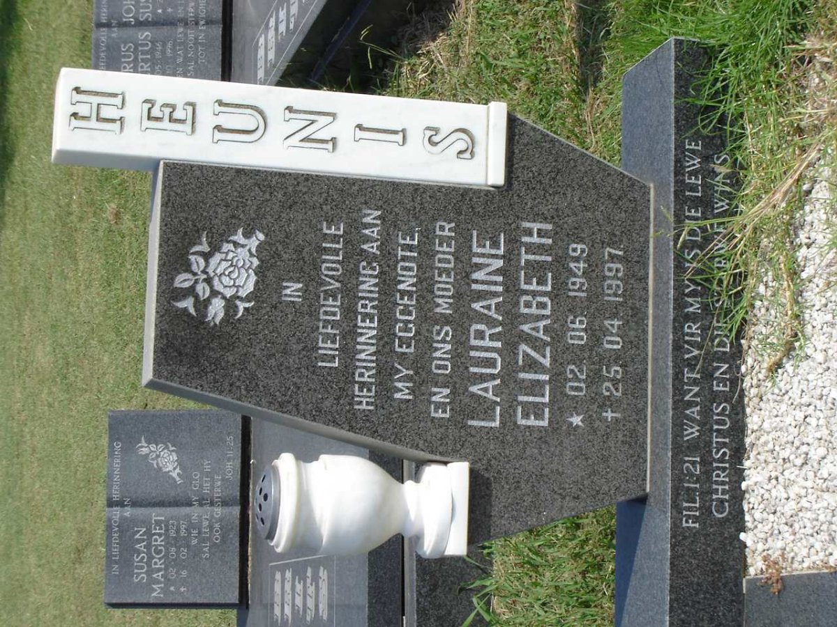 HEUNIS Lauraine Elizabeth 1949-1997