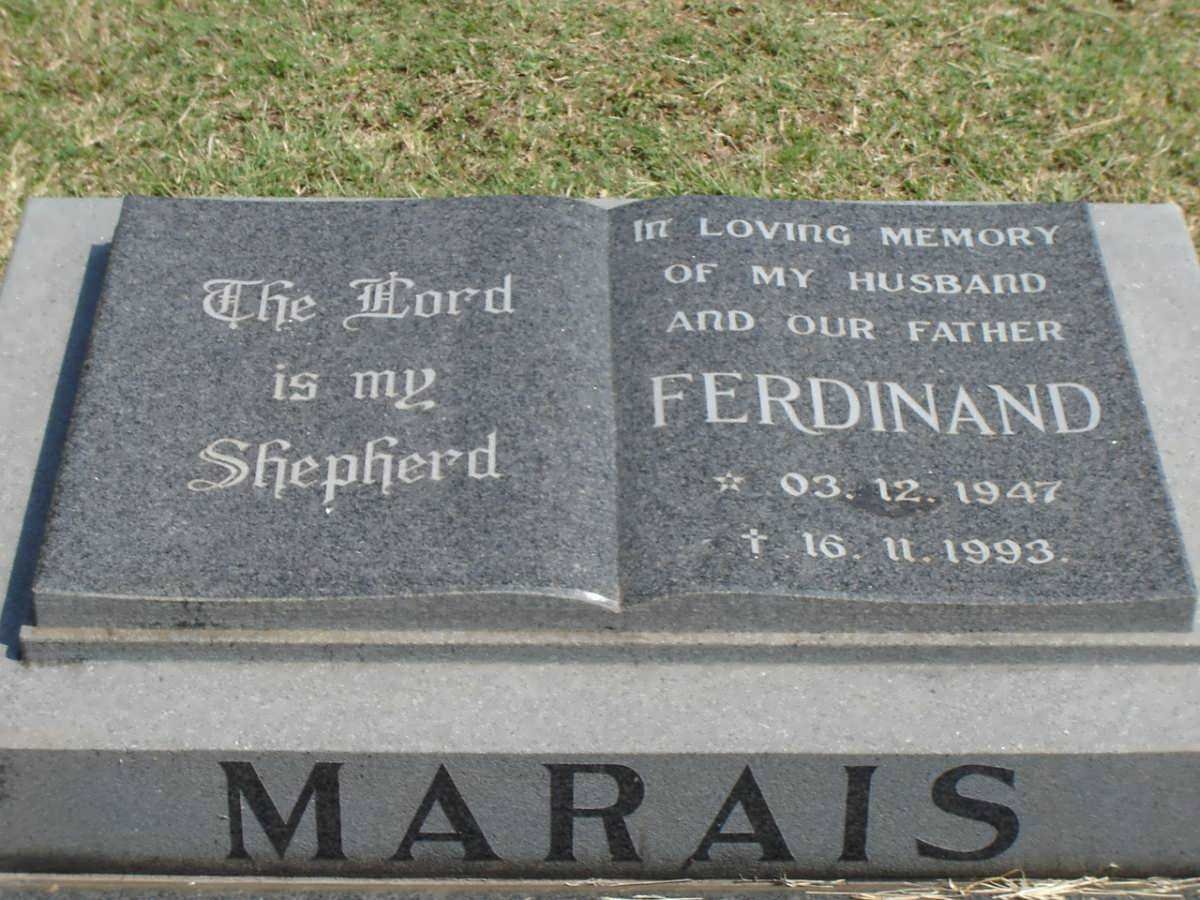 MARAIS Ferdinand 1947-1993