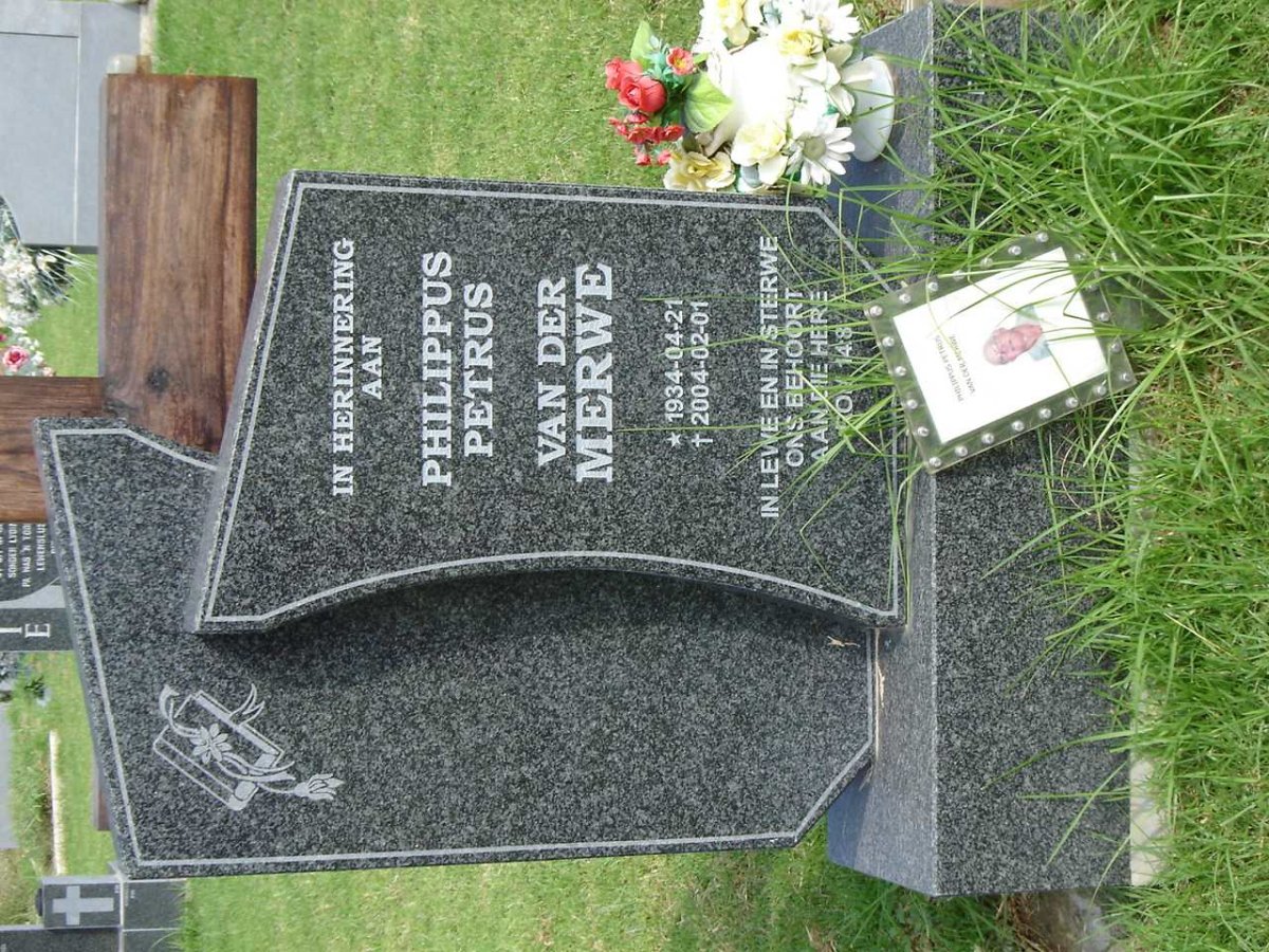 MERWE Philippus Petrus, van der 1934-2004