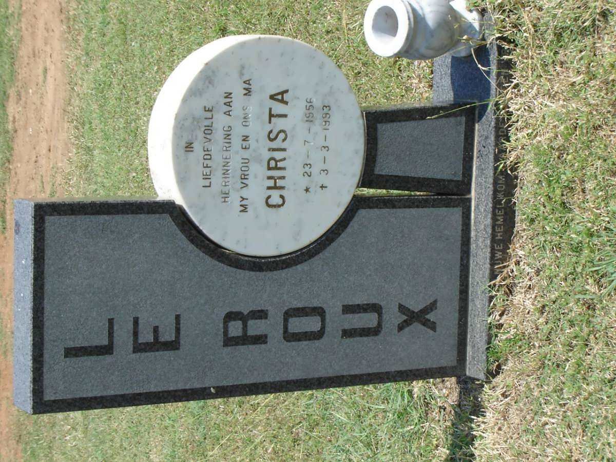 ROUX Christa, le 1956-1993