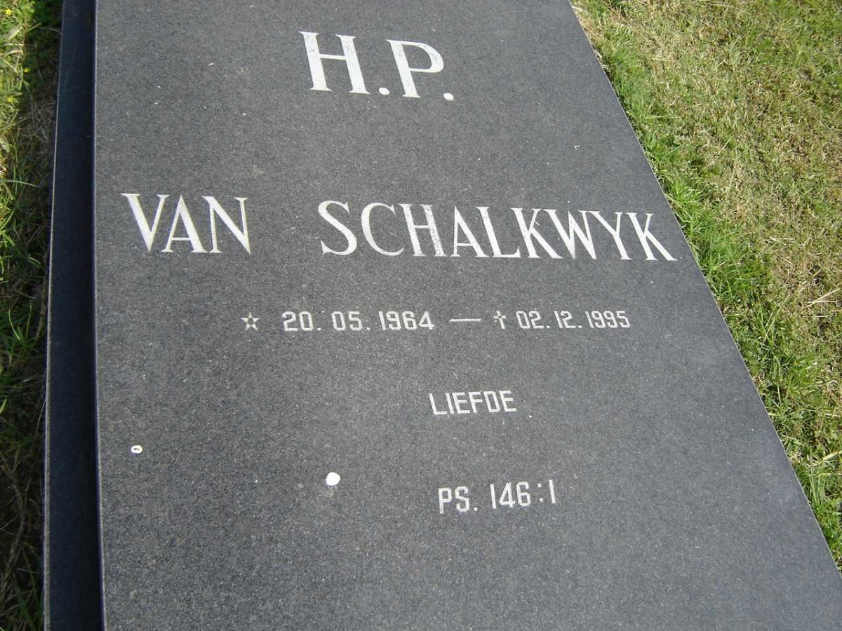 SCHALKWYK H.P., van 1964-1995