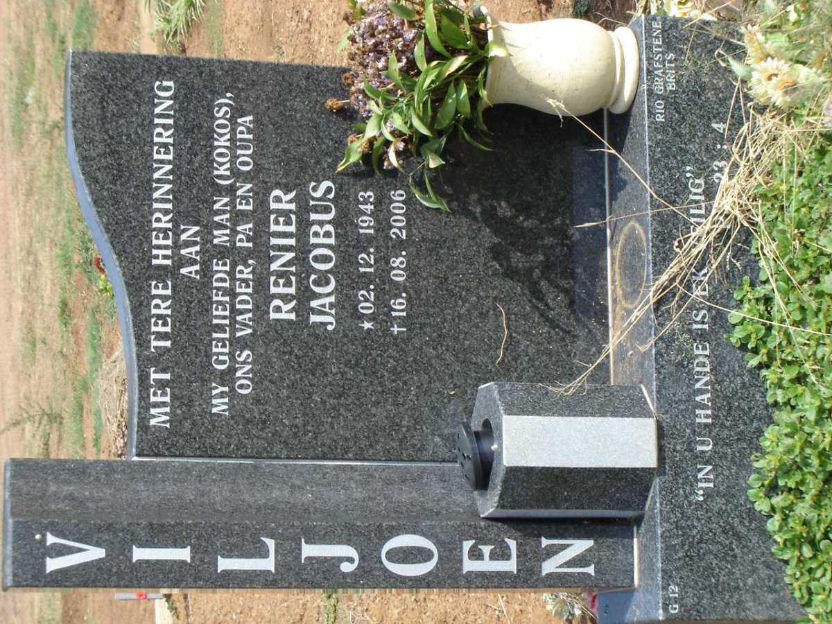 VILJOEN Renier Jacobus 1943-2006