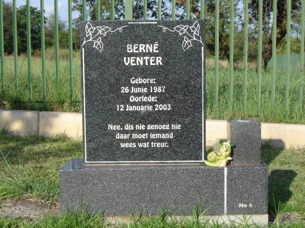VENTER Berne 1987-2003