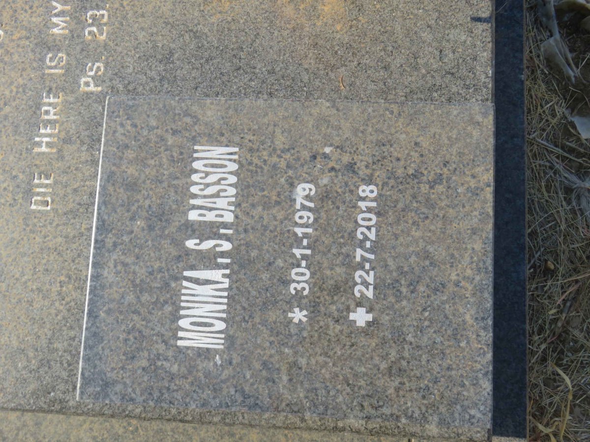 BASSON Monica S. 1979-2018