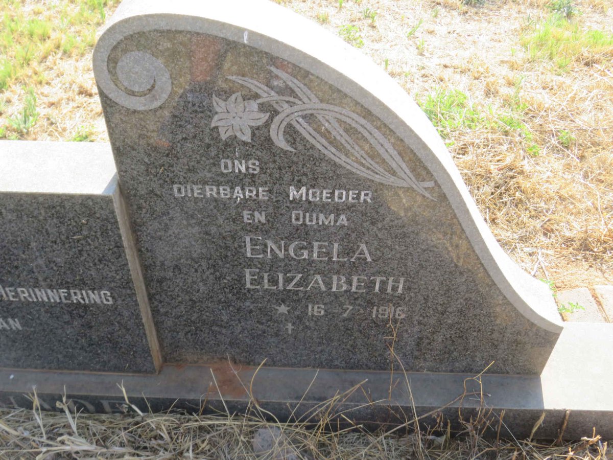 BENADE Engela Elizabeth 1916-