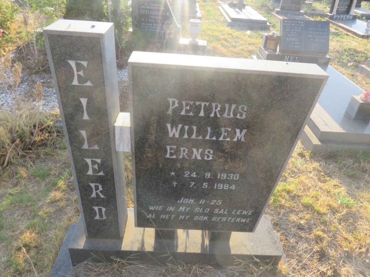 EILERD Petrus Willem Erns 1930-1984