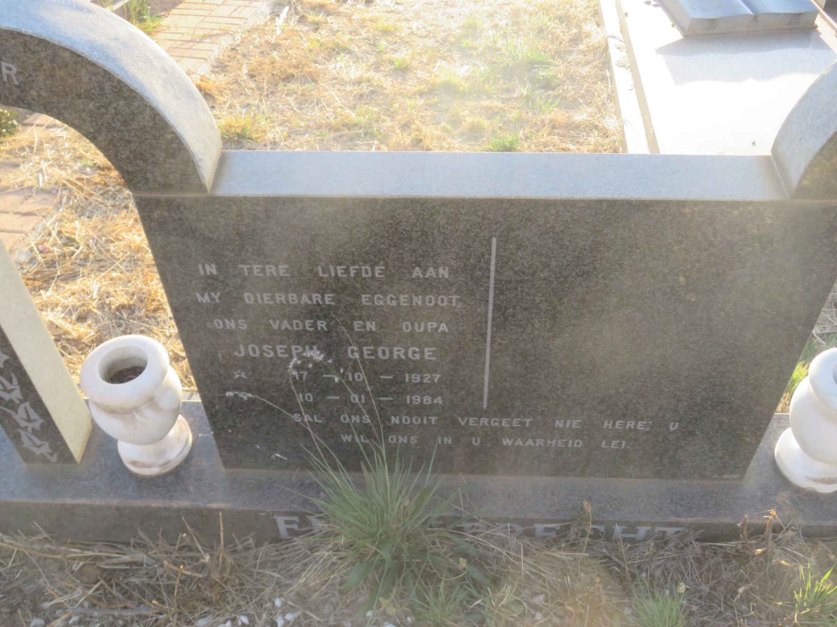 ENGELBRECHT Joseph George 1927-1984
