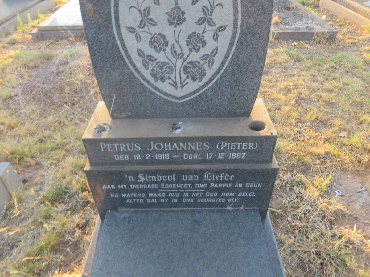 GROENEWALD Petrus Johannes 1918-1967