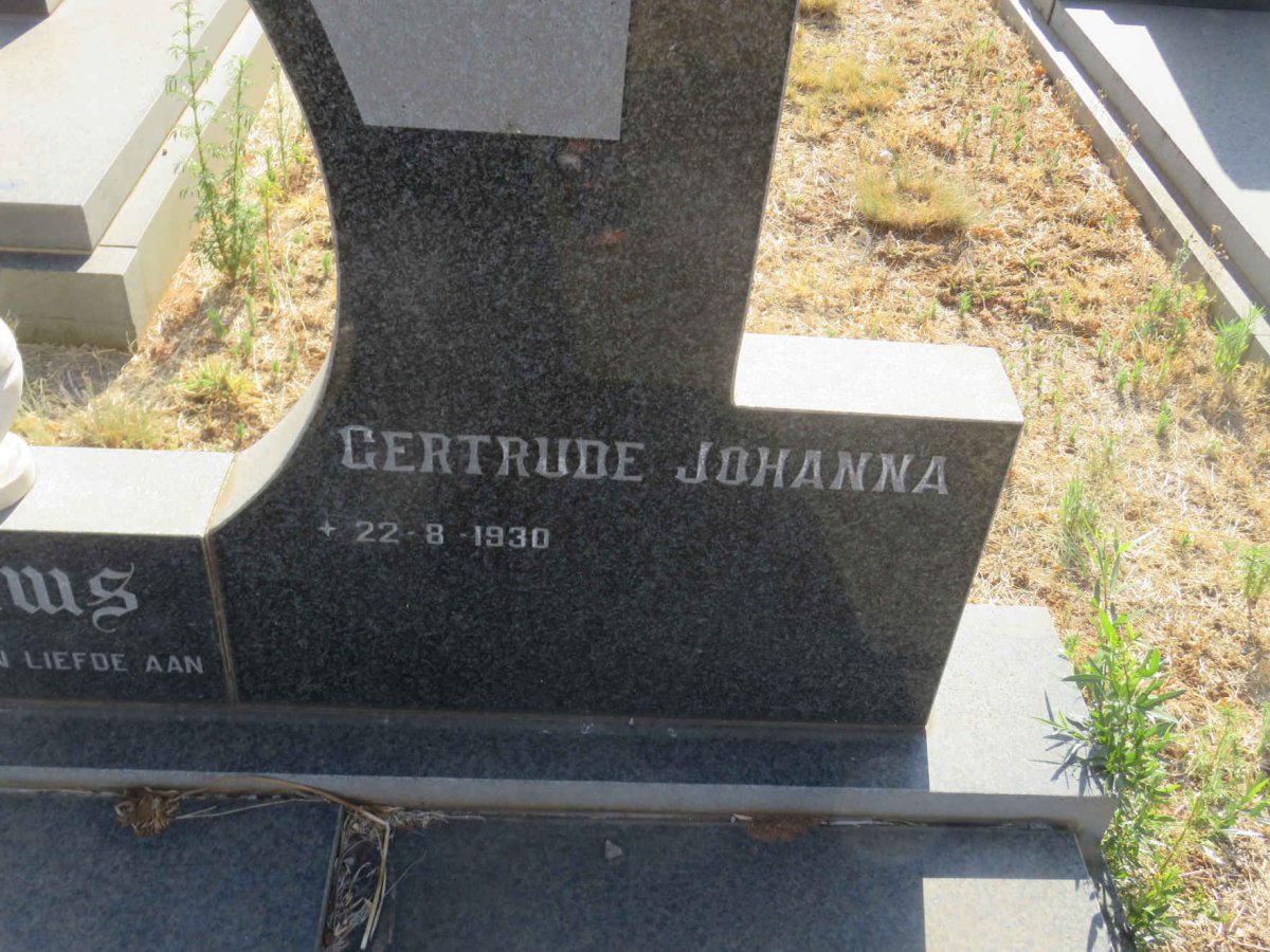 GOUWS Gertrude Johanna 1930-