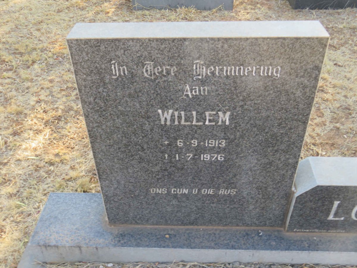 LOOTS Willem 1913-1976 &amp; Lily 1904-1993