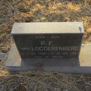 LOGGERENBERG P.F., van 1895-1981