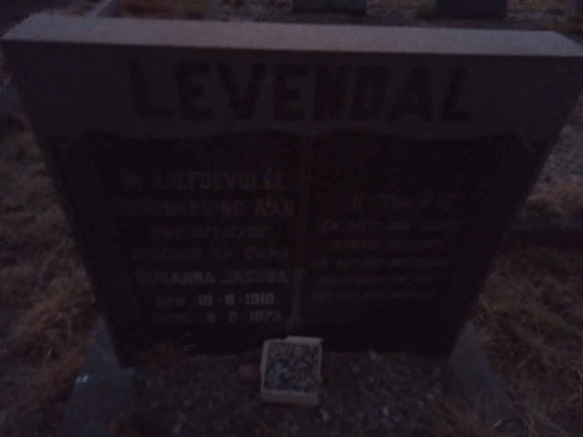 LEVENDAL Susanna Jacoba 1910-1973
