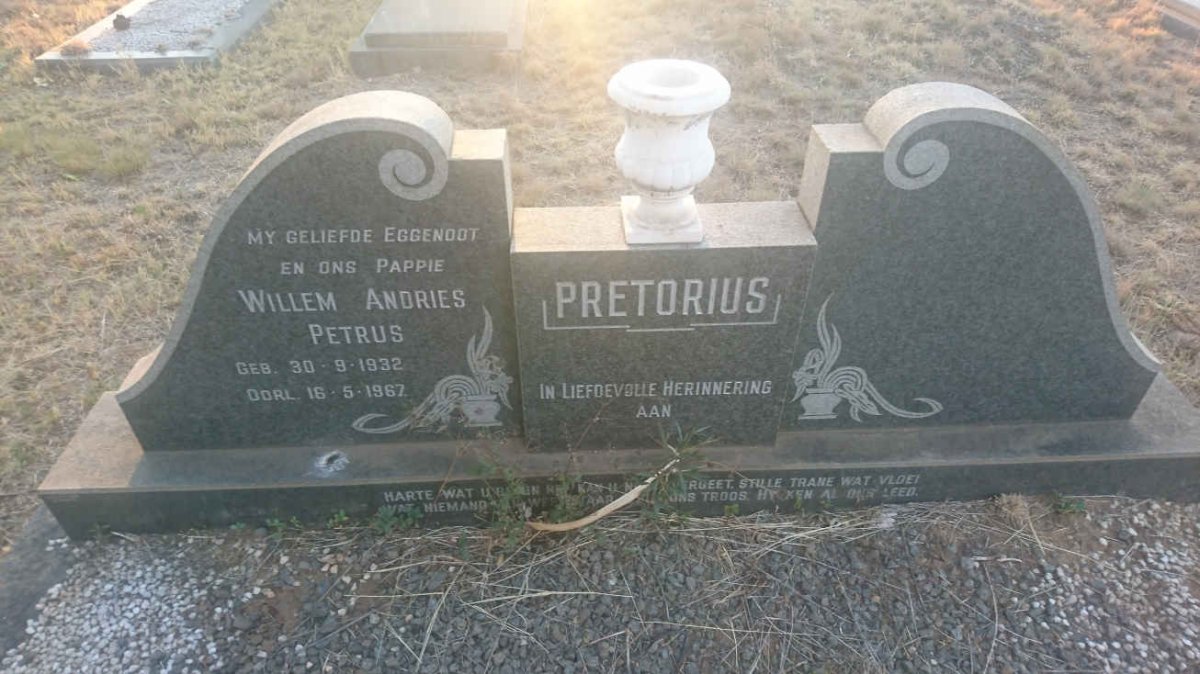 PRETORIUS Willem Andries Petrus 1932-1967