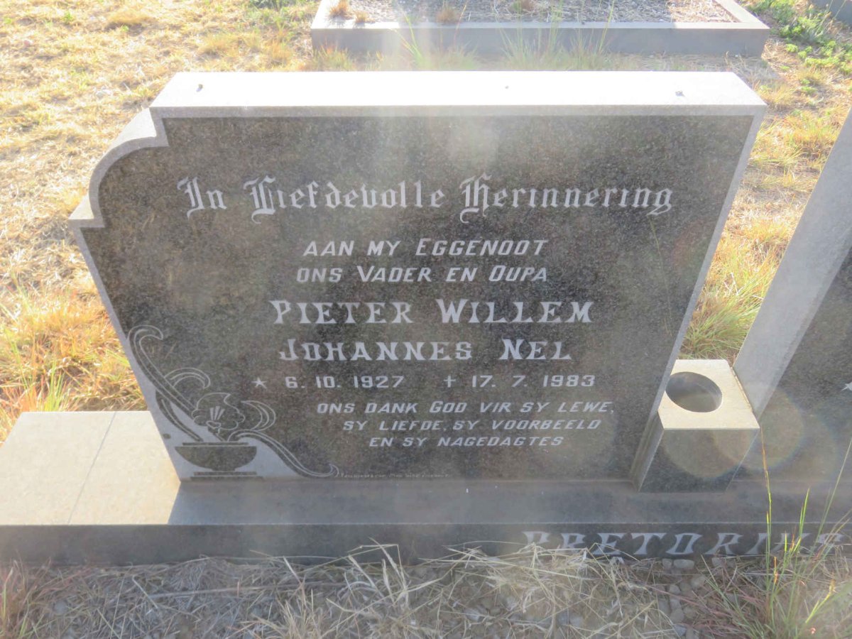 PRETORIUS Pieter Willem Johannes Nel 1927-1983 