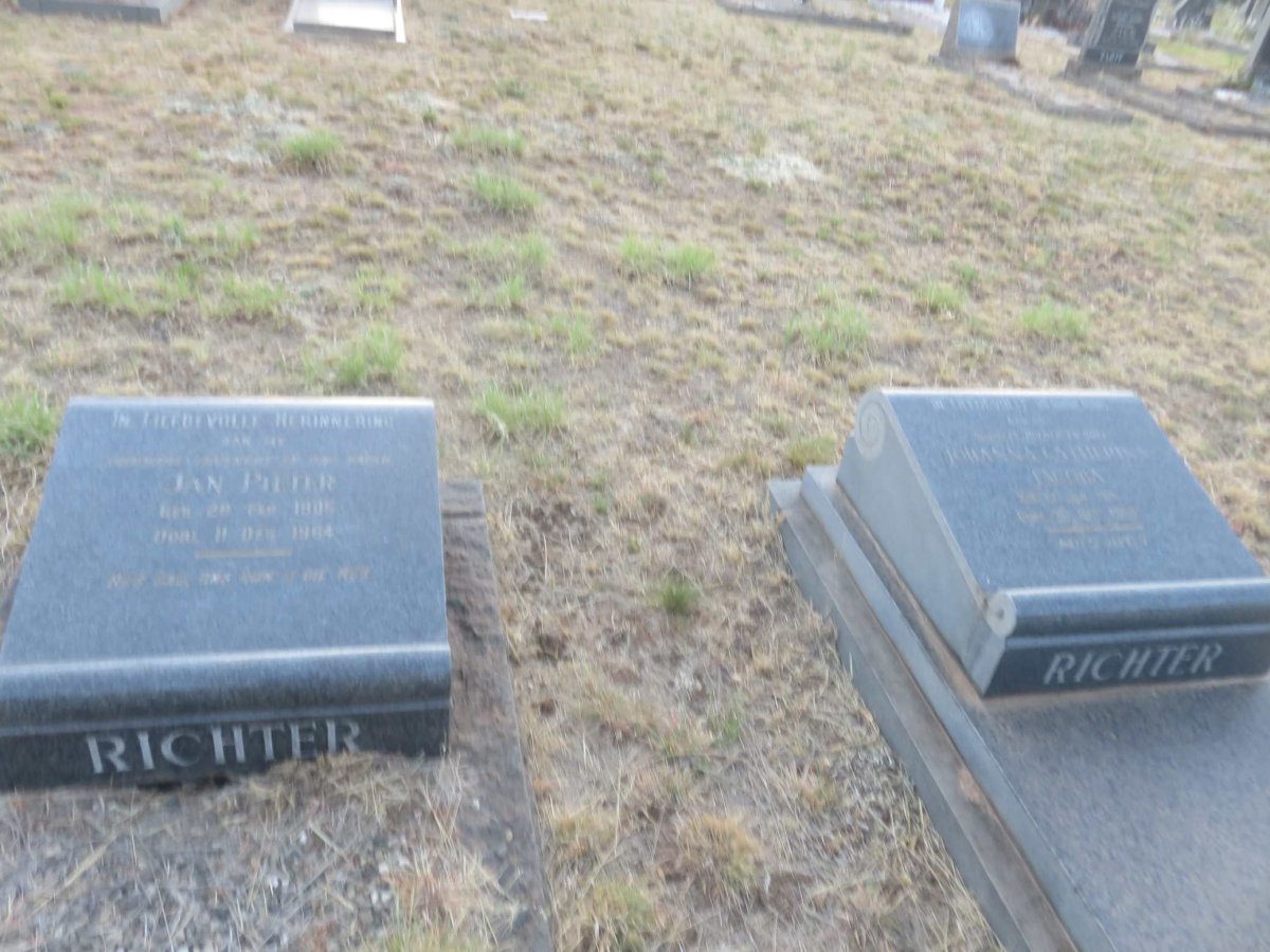 RICHTER Jan Pieter 1905-1964 &amp; Johanna Catherina Jacoba 1911-1990