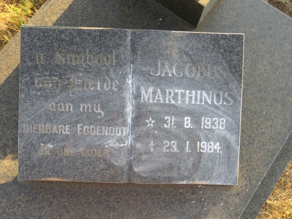 TOIT Jacobus Marthinus, du 1938-1984