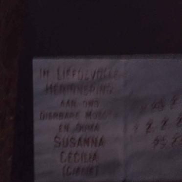 ? Susanna Cecilia