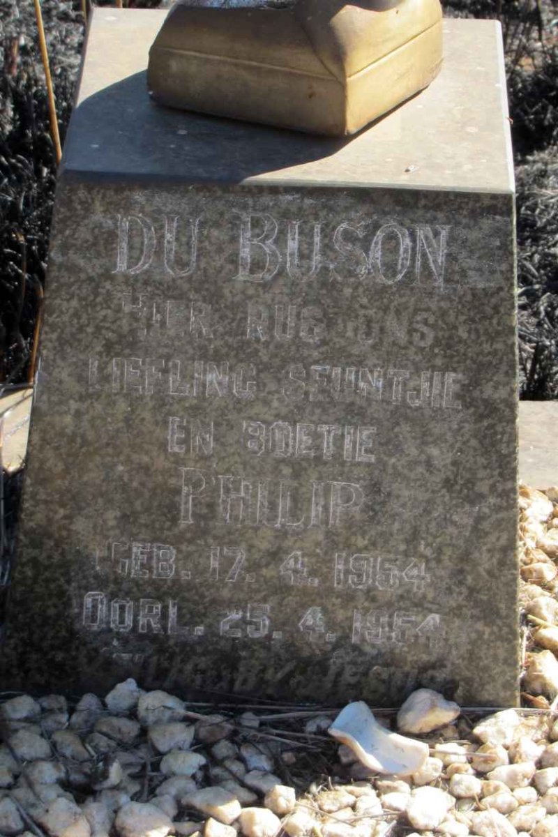 BUSON Philip, du 1954-1954