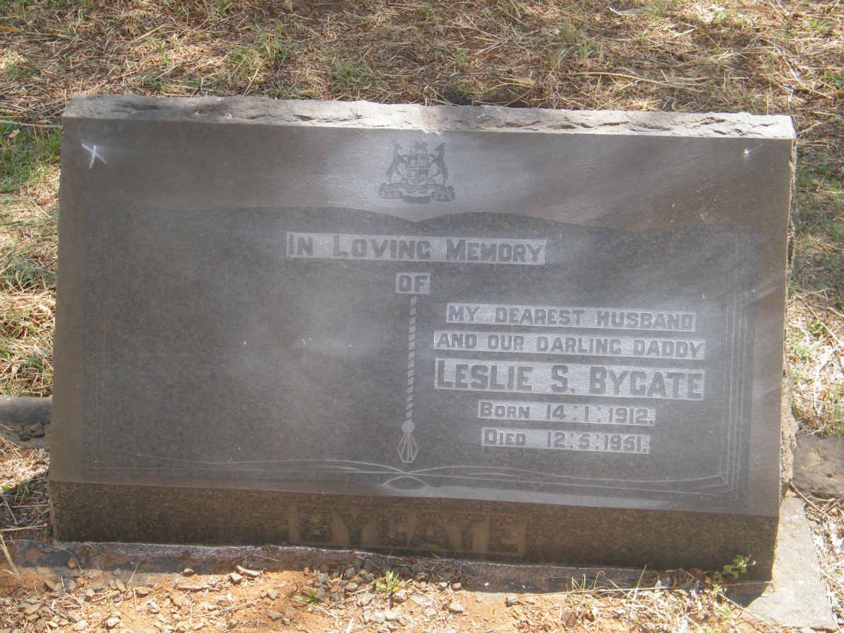 BYGATE Leslie S. 1912-1951