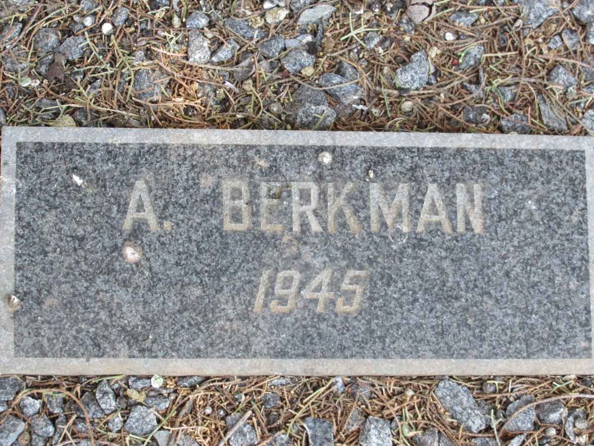BERKMAN A. -1945
