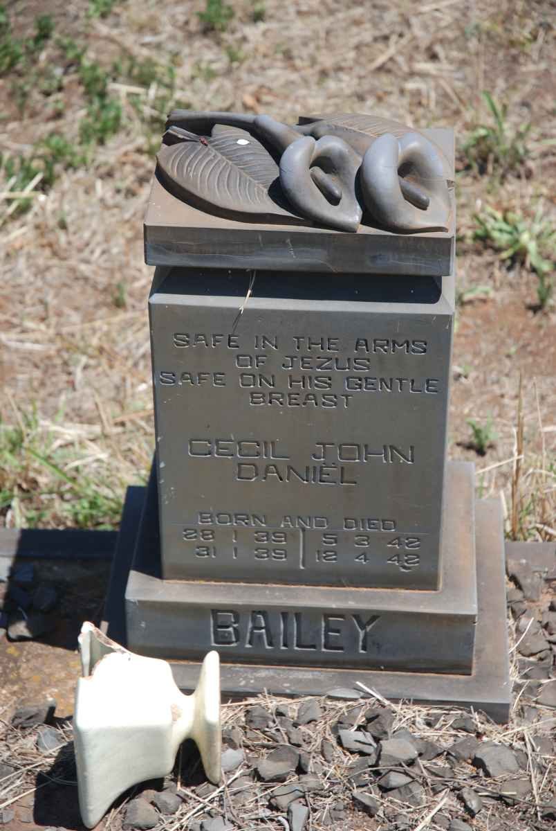 BAILEY Cecil John Daniël 1939-1939 :: BAILEY Cecil John Daniël 1942-1942