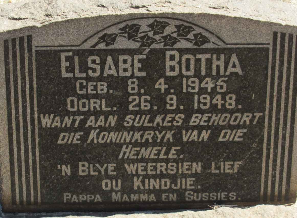 BOTHA Elsabe 1945-1948