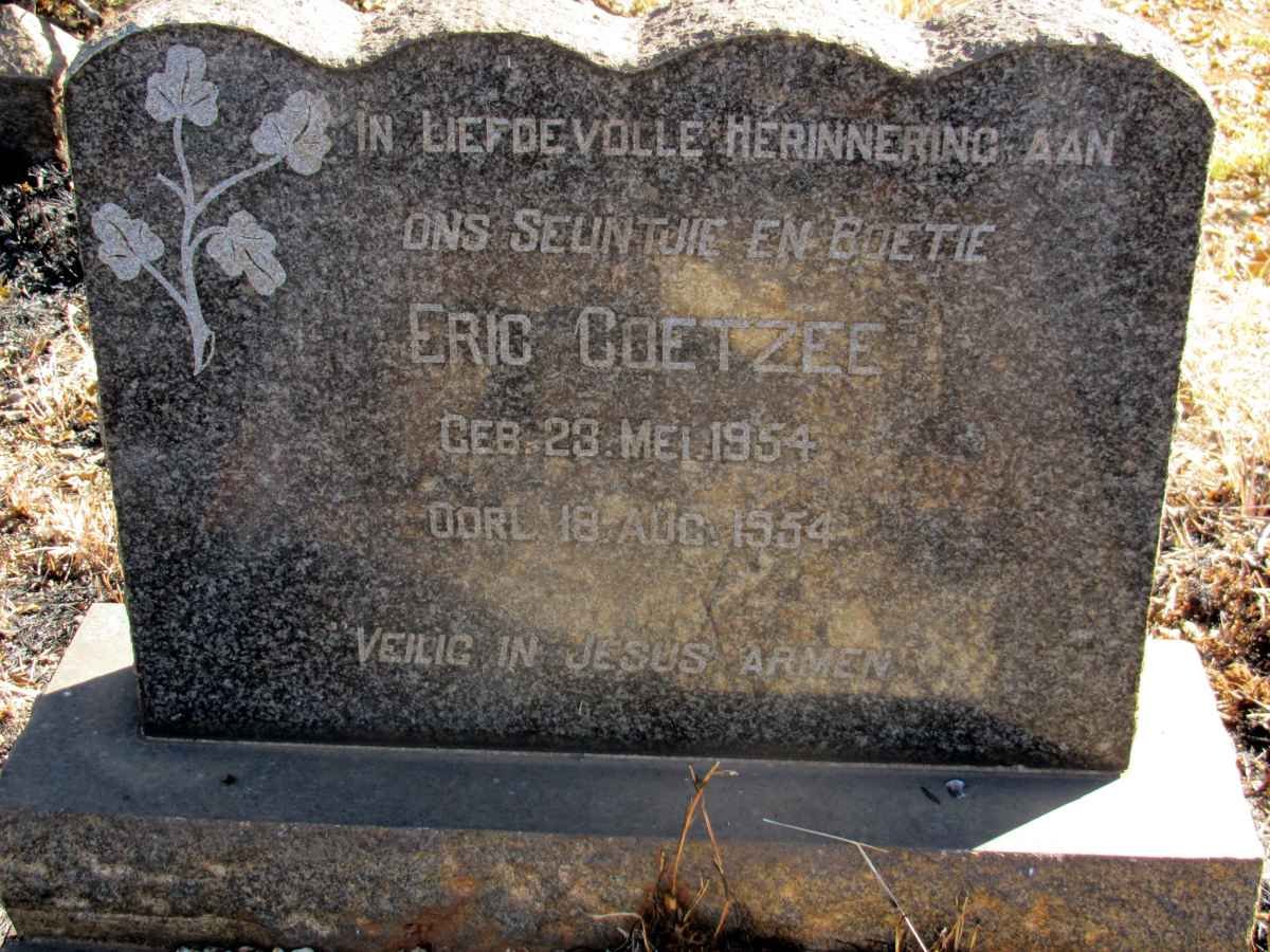COETZEE Eric 1954-1954